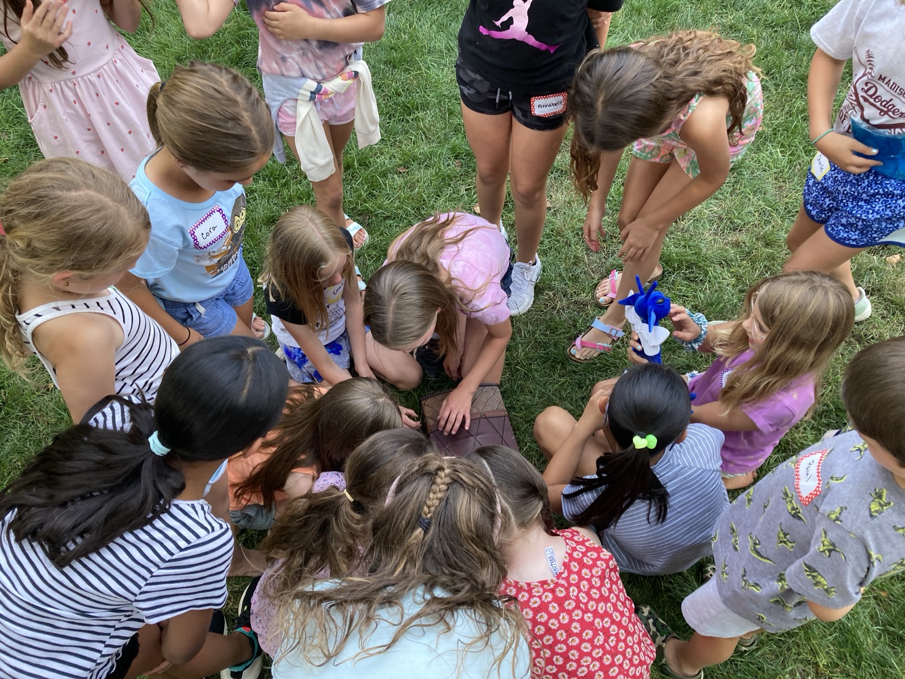 Kids at a birthday party in Verona