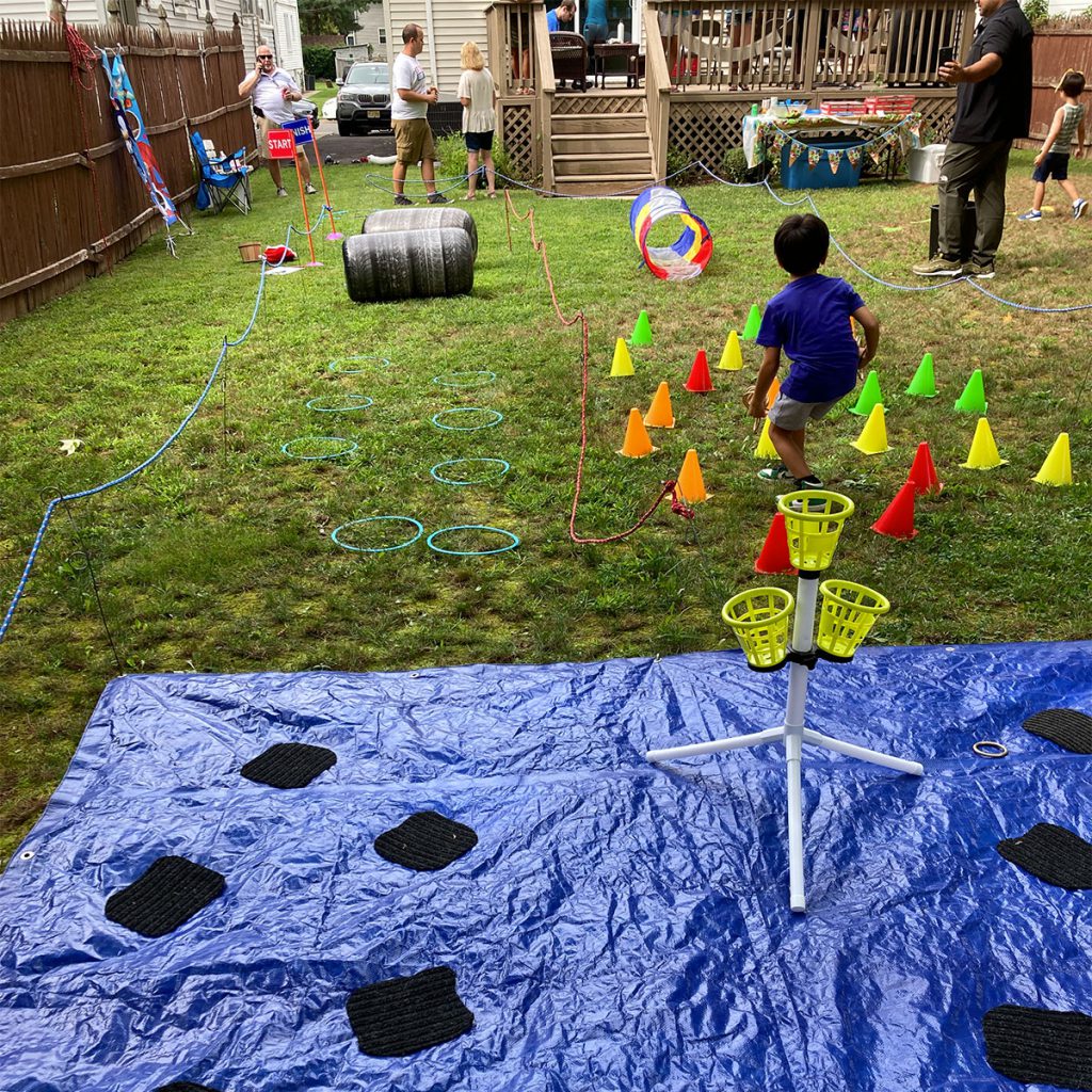 Williams’s Sonic Party in Garwood, New Jersey - Sonic Obstacle Course