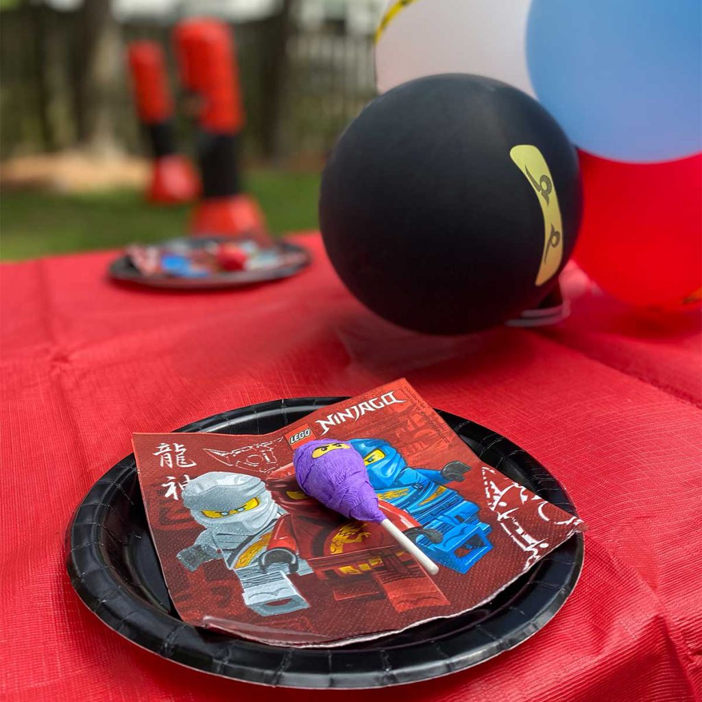 Ninja Birthday Party Decor