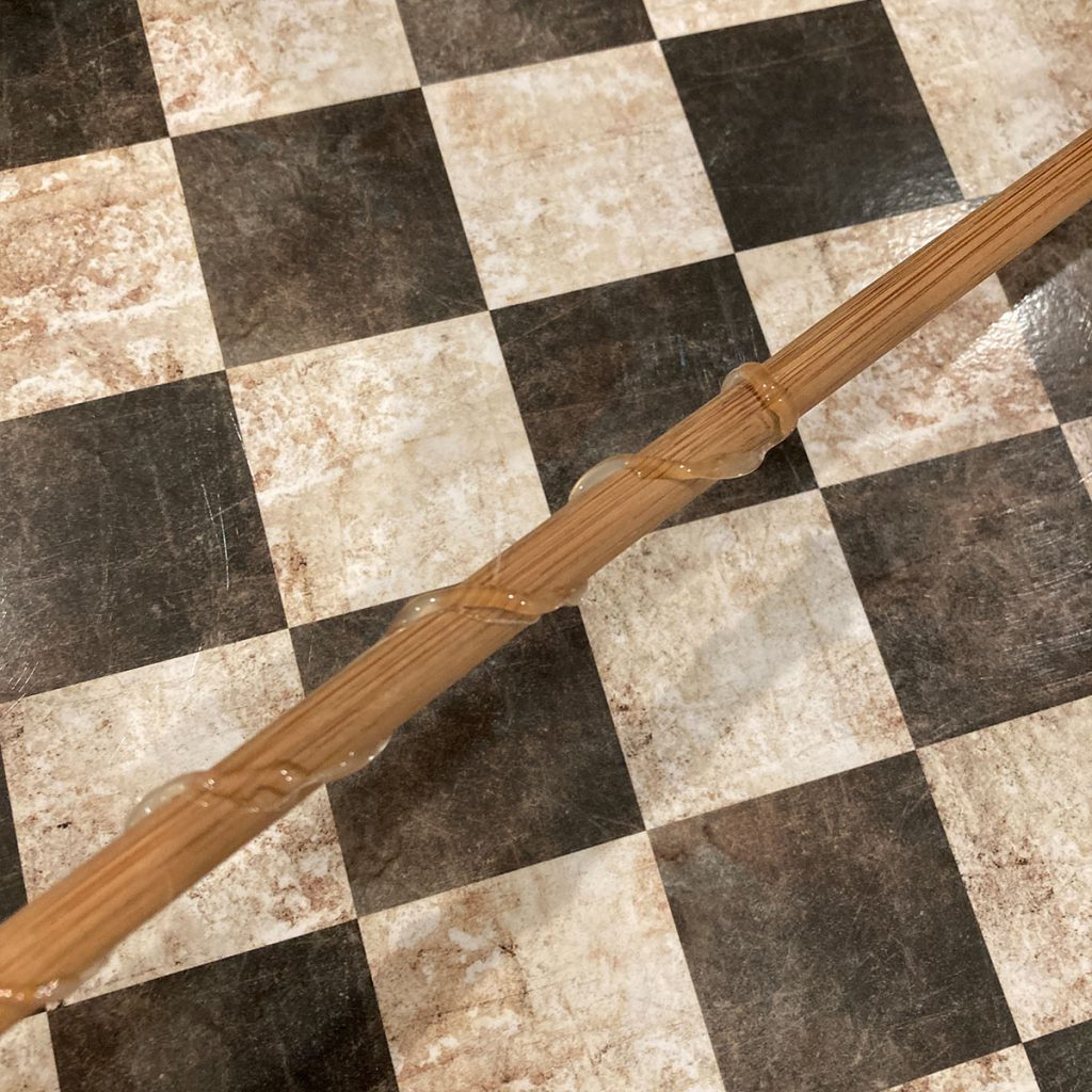 Wand after the glue gun